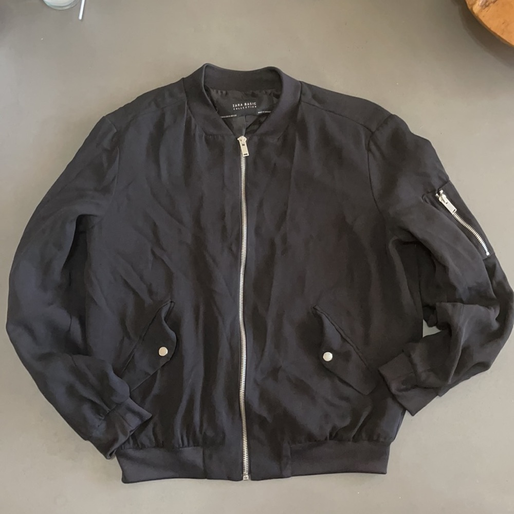 Zara Basic Collection Zip Up Jacket - image 1